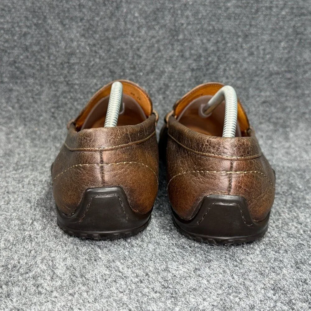 Martin Dingman Horse Bit Loafers Mens Size 11 Brown Leather Slip On Casaul Dress